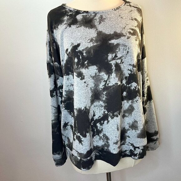 Jules & Leopold Women's Black Grey Blend Soft Sweater - Size 2X - NWT - Picture 1 of 4